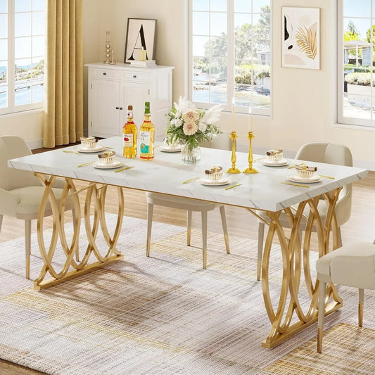 63" Modern Dining Table for 4–6 People